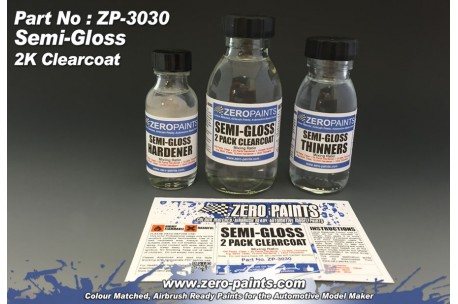 Zero Paints Diamond Finish - 2 Pack GLOSS Clearcoat System (2K Urethane) 220ml