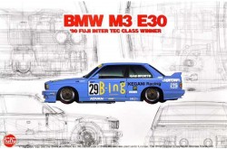 Platz Racing Series BM3 E30 90' FUJI Inter Tech Class Winner - 1/24 Scale Model Kit