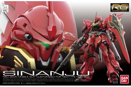 Bandai MSN-06S Sinanju Gundam RG - 2340120