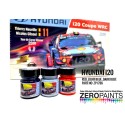 Zero Paints Hyundai i20 WRC Red, Light Blue & Dark Blue Paint Set 3x30ml