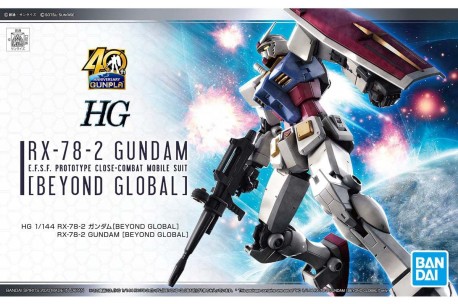 Bandai RX-78-2 Gundam (Beyond Global) HG - 1/144 - BAN-2481060