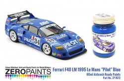 Zero Paints Ferrari F40 LM 1995 Le Mans "Pilot" Blue Paint 60ml