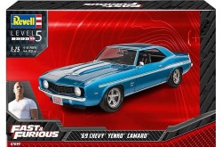 Revell of Germany Fast & Furious 1969 Chevy Camaro Yenko - 1/25 Scale Model Kit