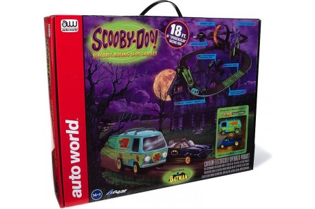 Auto World 18' Scooby Doo Batman & Robin Set - HO Slot Car Set - RS338