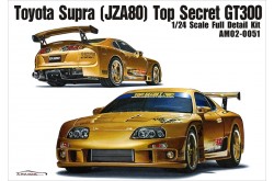 Alpha Model Toyota Supra (JZA80) Top Secret GT300 Widebody - 1/24 Scale Model kit