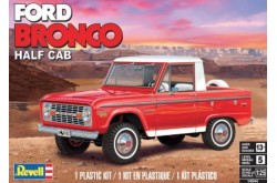 Revell Ford Bronco Half Cab Truck- 1/25 Scale Model Kit
