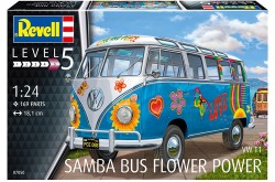 Revell of Germany VW T1 Samba Bus "Flower Power" - 1/24