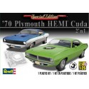 Revell '70 Plymouth HEMI Cuda 2 'n 1 Model Kit - 1/25 Scale