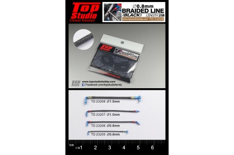 Top Studio Braided Line 0.8mm (Black) - 23206