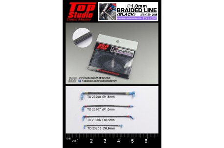 Top Studio Braided Line 1.0mm (Black)  - 23207