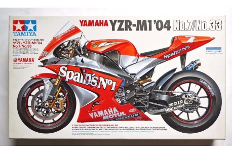 1/12 Yamaha YZR-M1'04 No.7/No.33 - 14100