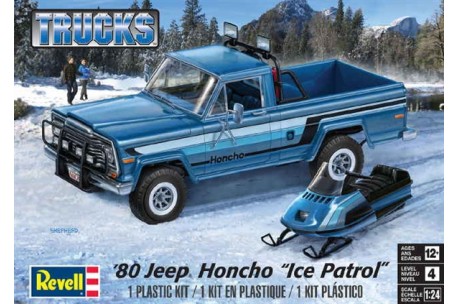 1/24 '80 Jeep Honcho "Ice Patrol" - 85-7224