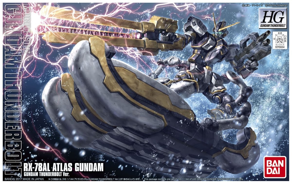 Bandai 215634 1 144 Atlas Gundam Thunderbolt Ver HG for sale online 