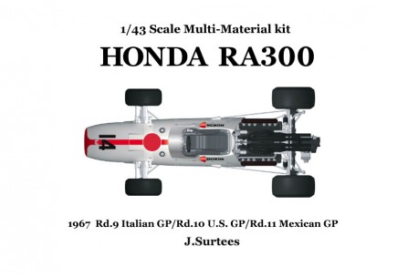 1/43  Full Detail HONDA RA300 - K343
