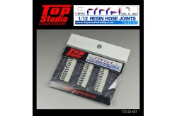 Top Studio 1/12  resin hose joints (1.6mm) - TD23187