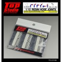 Top Studio 1/12  resin hose joints (2.0mm)