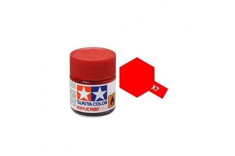 Tamiya Acrylic Mini X-7 Red - 10ml Jar