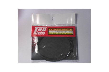 Top Studio 1.6 mm Shrink Tube (Black) - TD23045