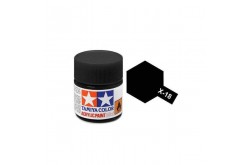 Tamiya Acrylic Mini X-18 Semi Gloss Black- 10ml Jar