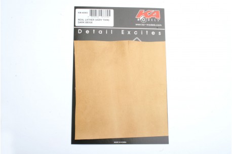 KA Models Real Leather (Very Thin) – DARK BEIGE - KM-40003