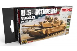 AK Interactive U.S. Modern Vehicles Colors Set (6 color set)