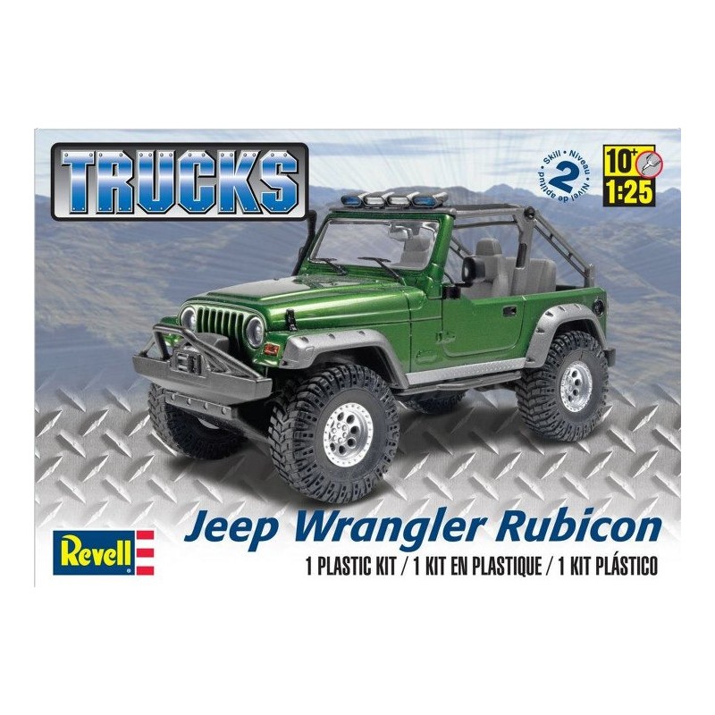 Revell 1/25 Jeep Wrangler Rubicon | 85-4053 - Up Scale Hobbies