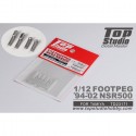 Top Studio 1/12 Footpeg for 1994-2002 NSR500