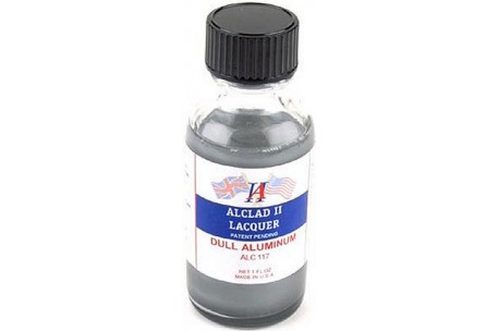 Alclad II Dull Aluminum Lacquer - 1oz - ALC-117
