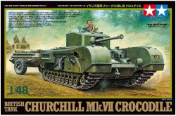 Tamiya British Tank Churchill Mk.VII - Crocodile - 1/48