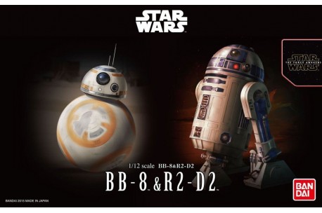 Bandai Star Wars BB-8 & R2-D2 - 1/12 Scale - 203220