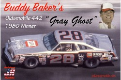 Sal JR Models Buddy Baker’s Gray Ghost – 1980 Winner - 1/25 - SAL-JR-101