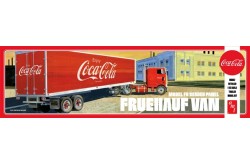 AMT Fruehauf Beaded Van Semi Trailer (Coca-Cola) 1/25 Scale Model Kit