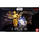 Bandai Star Wars C-3PO & R2-D2 1/12 Scale Model Kit