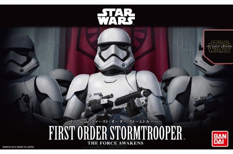 Bandai Star Wars First Order Stormtrooper 1/12 Scale Model Kit - 203217
