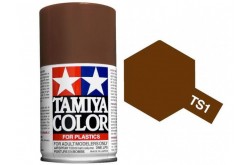 Tamiya 100ml TS-1 Red Brown - 85001