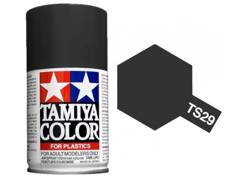 Tamiya Spray Lacquer Ts29 Semi-gloss Black 3 Oz Tam85029 for sale online 
