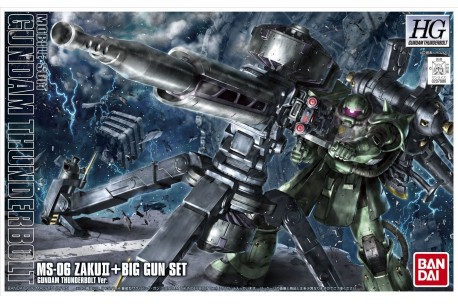1/144 Gundam Thunderbolt MS-06 Zaku II & Big Gun - 207886