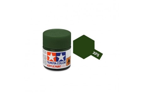 Tamiya Acrylic Mini XF-5 Flat Green - 10ml Jar