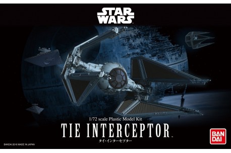 Bandai Star Wars Tie Interceptor 1/72 scale kit 080992 