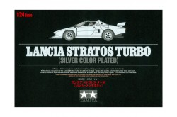 Tamiya Lancia Stratos Turbo Model Kit (Silver Plating Body) - 1/24 Scale
