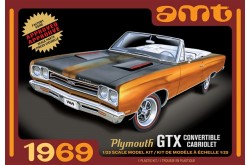 AMT 1969 Plymouth GTX Convertible Model Kit - 1/25 Scale - 1137