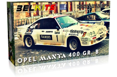 Belkits Opel Manta 400 Gr. B Jimmy McRae Model Kit - 1/24 Scale - BEL009 