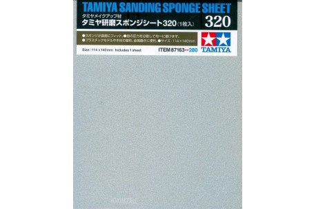 Tamiya Sanding Sponge Sheet - 320 - 87163