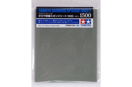 Tamiya Sanding Sponge Sheet - 1500 - 87150