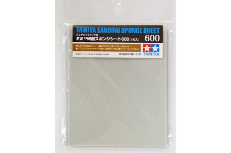 Tamiya Sanding Sponge Sheet - 600 - 87148
