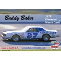 Sal JR Models Buddy Baker 1978 Chevrolet Monte Carlo – Limited Run - 1/25 Scale