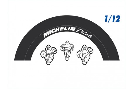 Blue Stuff MICHELIN 90's tyre markings Decals - 1/12 Scale - BS-12-007