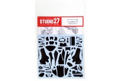 Studio27 1/12 YZR-M1 '09 Carbon Decal Set - ST27-CD12001