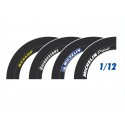 Blue Stuff MOTO GP tire markings Decals - 1/12 Scale