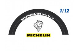 Blue Stuff MICHELIN 80's tire markings Decals - 1/12 Scale